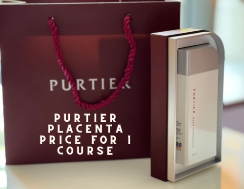 Purtier placenta price for 1 course